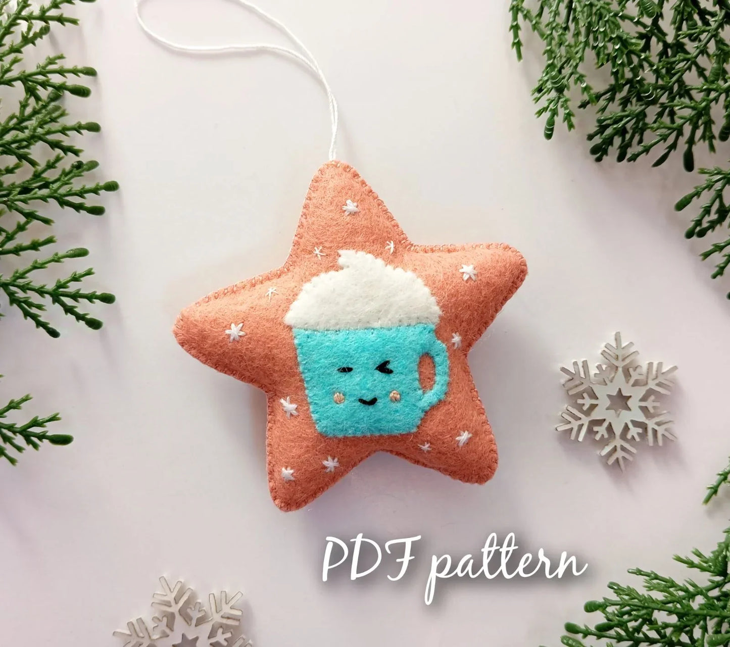 Christmas Ornaments - Felt pdf Pattern